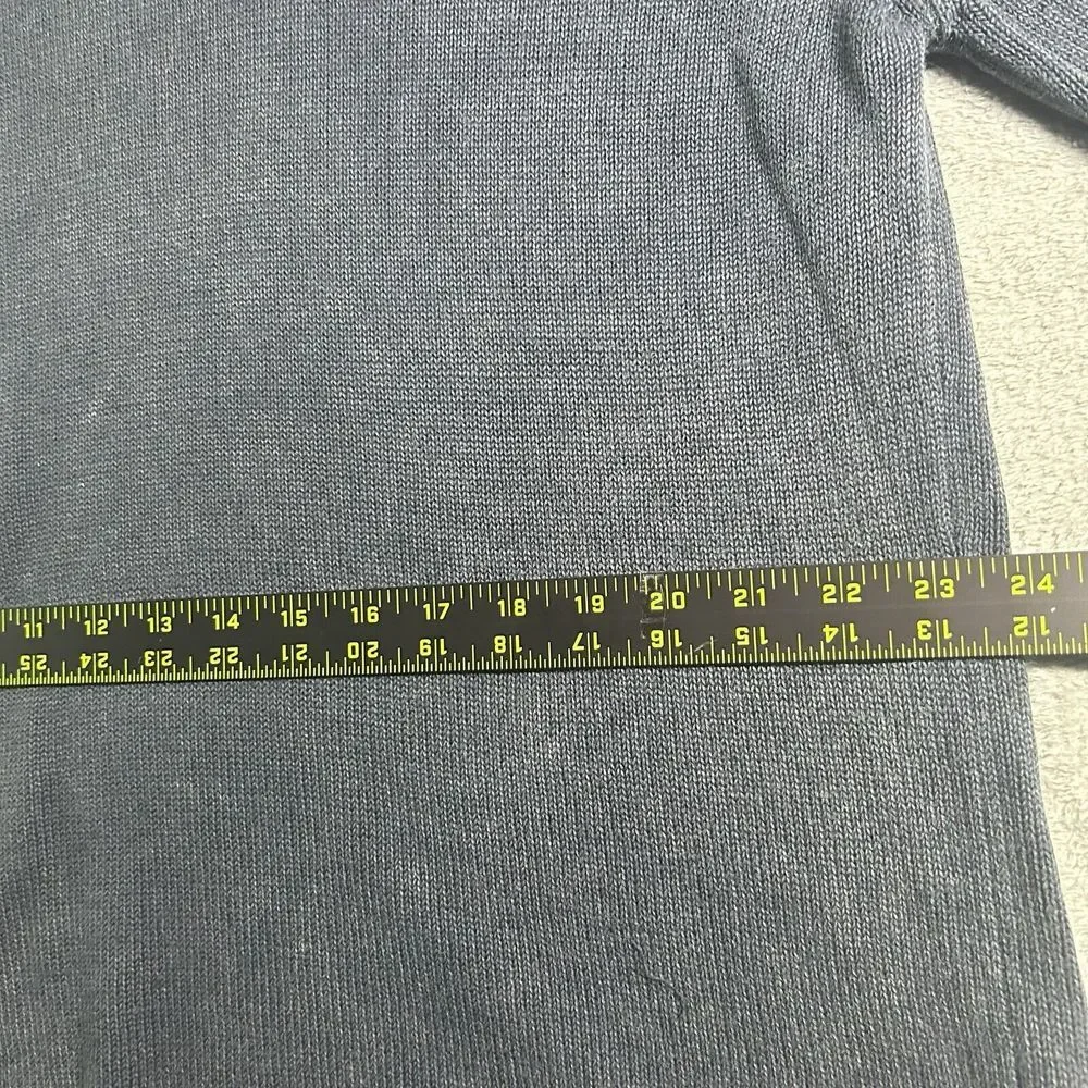 VTG‎ Harley-Davidson Sweater Men's XL Gray Long Sleeve V-neck Ramie Cotton Blend
